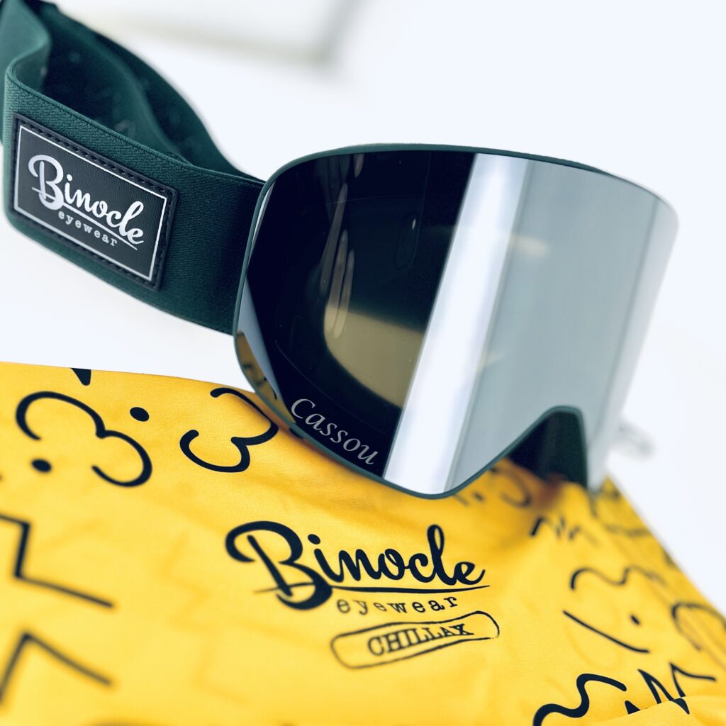 Personnalisation de masque de ski Binocle